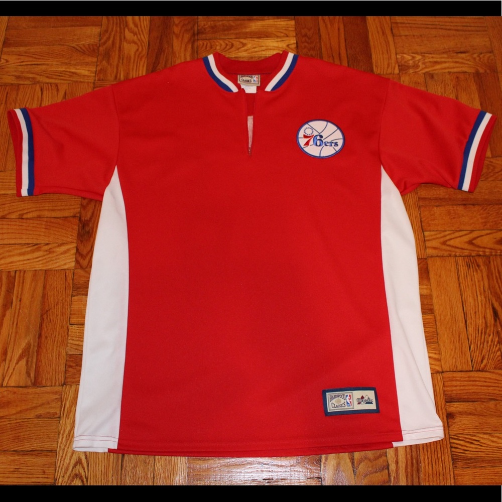 Hardwood Classics Philadelphia 76ers warmup.